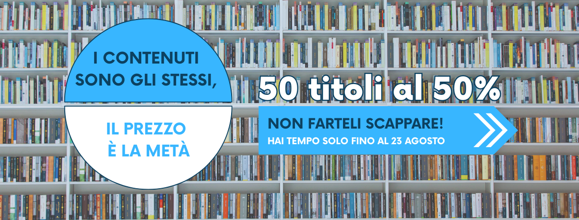 promo 50 titoli al 50% di sconto